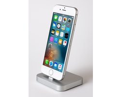 Dock voor iPhone metaal - zilver