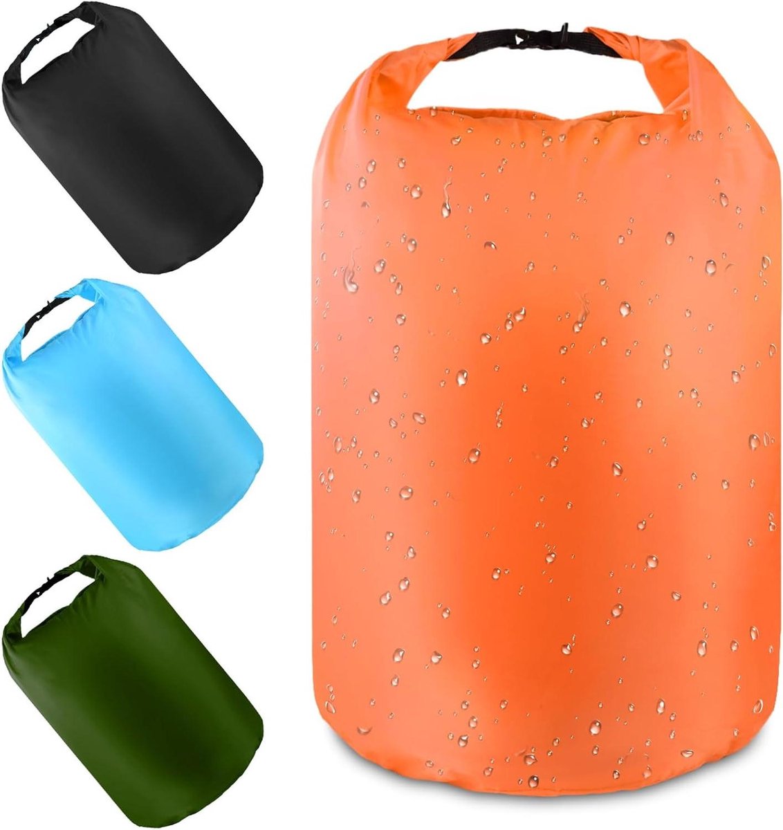 70 l waterdichte dry bag voor kajakken, raften, boottochten, wandelen en kamperen - Oranje