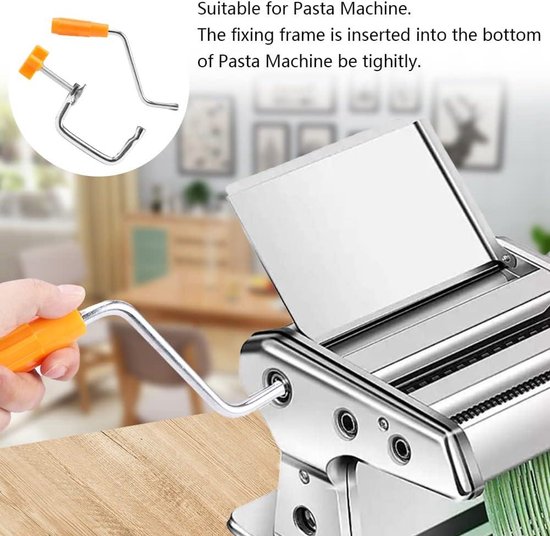 Pasta Machine Holder Handle Tools Durable Clip Accessories Noodle Maker Home Metal Replacement Fastening Kitchen Handheld Clip Tool Parts — afbeelding 5