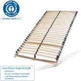 lattenbodem 90x200 cm - 28 latten - 7 zones - tot 150kg - bedbodem - beukenhouten frame