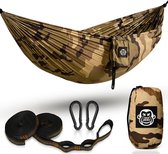 Hamac Plein air avec Set de suspension - 275 x 140 cm pour voyage, trekking, camping, Garden, plage