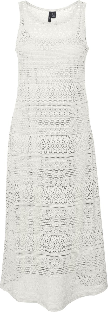 VERO MODA - VMHONEY LACE SL 7/8 DRESS WVN GA - Dames - Maxi jurken