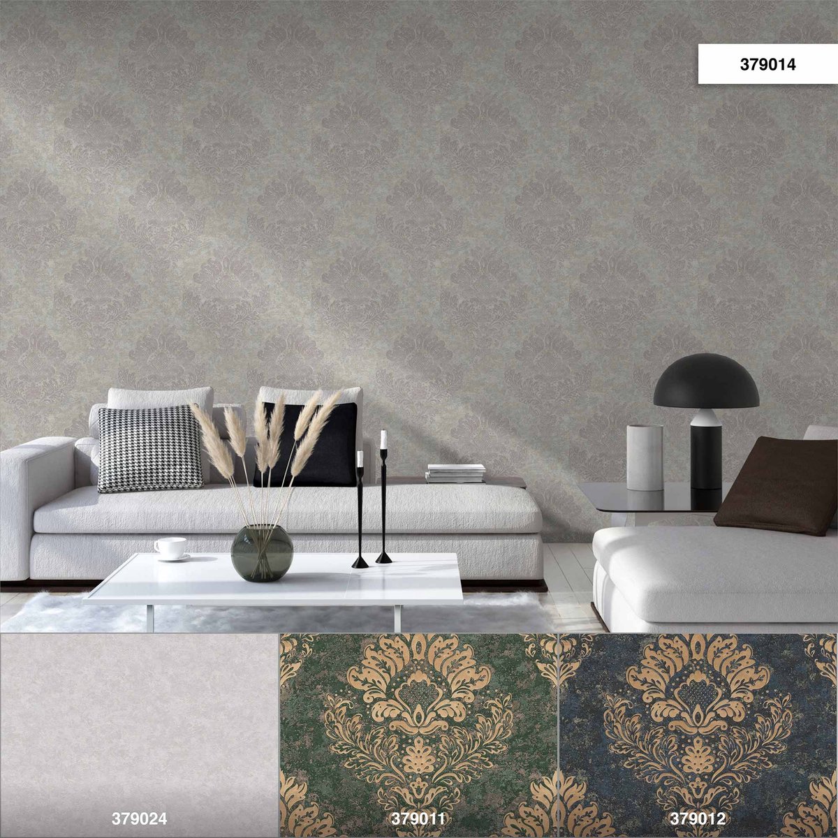 BETONLOOK BAROK BEHANG | Industrieel - beige grijs - A.S. Création Metropolitan Stories 2