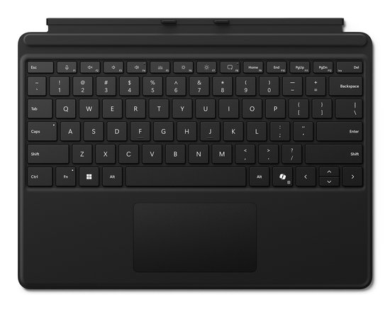 Clavier Microsoft Surface Pro AZERTY Belge Microsoft Cover port Zwart