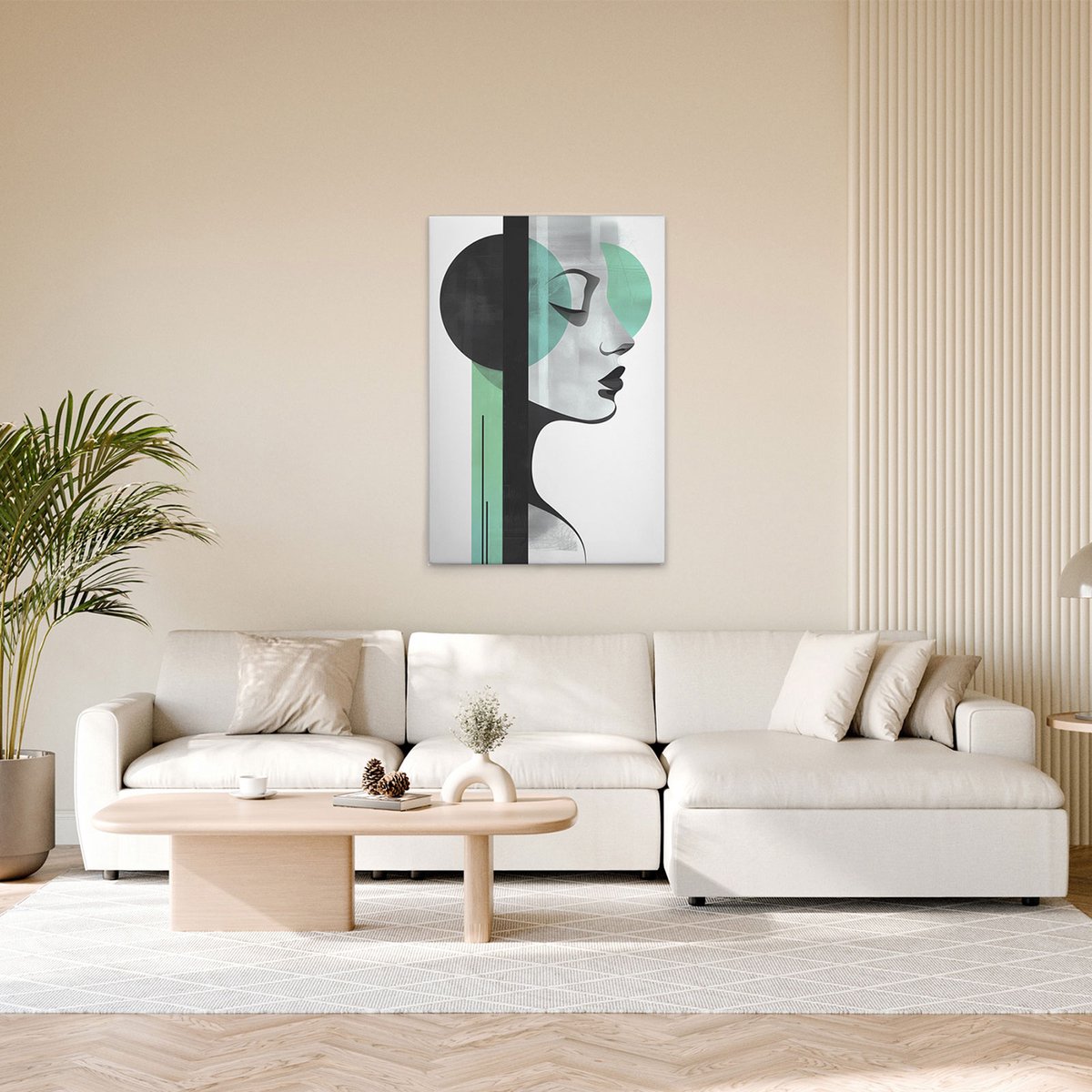 Canvas Metropolis Aqua | DD133161