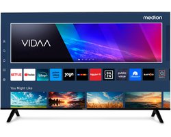 MEDION 125,7 cm (50 inch) Ultra HD TV (Smart-TV, HDR10, VIDAA Store, Netflix, Prime Video, Disney+, DAZN, Paramount+, HbbTV, PVR, Bluetooth), MD 850200