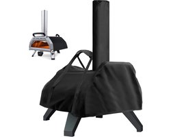 Housse de protection imperméable pour four à pizza Ooni Karu 12 - Tissu argenté 420D - Sac de transport - Housse de protection contre la pluie - Housse de transport - Sac de transport résistant aux intempéries - Accessoires pour four à pizza