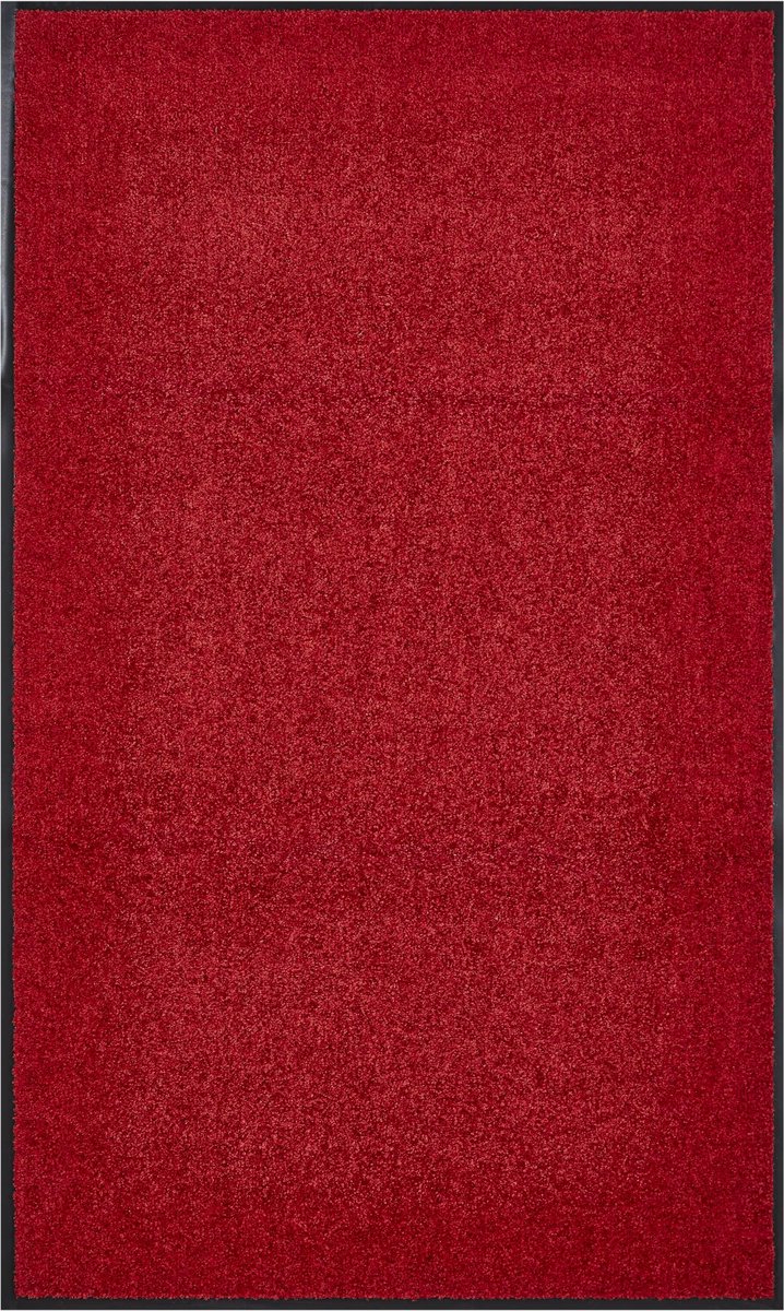 Ibenzoa Absorberende en Antislip Deurmat voor Binnen en Overdekte Buitenruimtes - Rood 40 x 60 cm