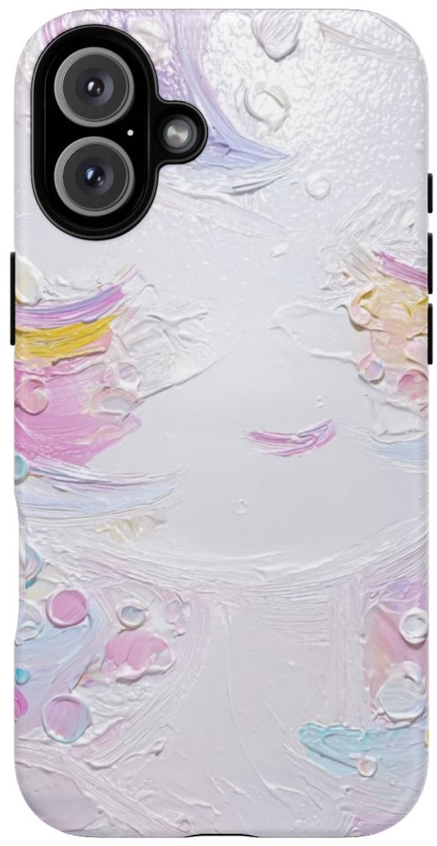 Abstracte Pastelkleuren Textuur – Telefoonhoesje Geschikt voor iPhone 16 Plus