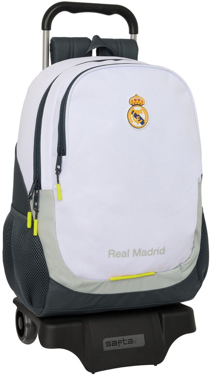 Schoolrugzak Real Madrid C.F. Wit 32 x 44 x 16 cm