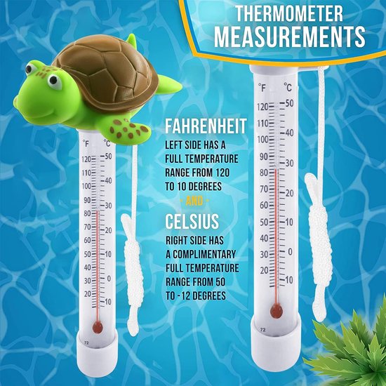 Thermometer Eend voor in het zwembad - Waterthermometer