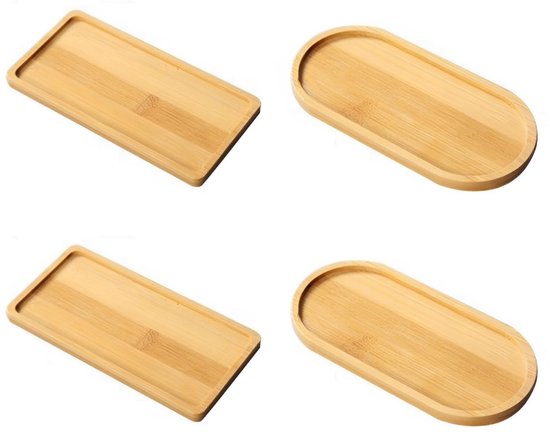 Tissuebox Rechthoekige Papierhouder Organizer van natuurlijk hout voor