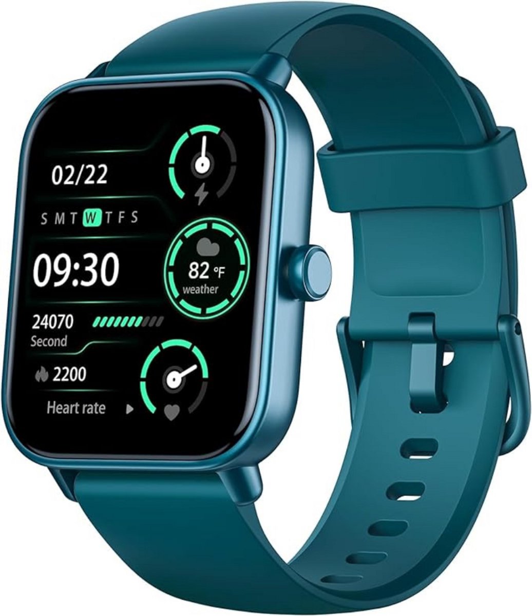 Sporthorloge Zwartgroen Dames en Heren Smartwatch