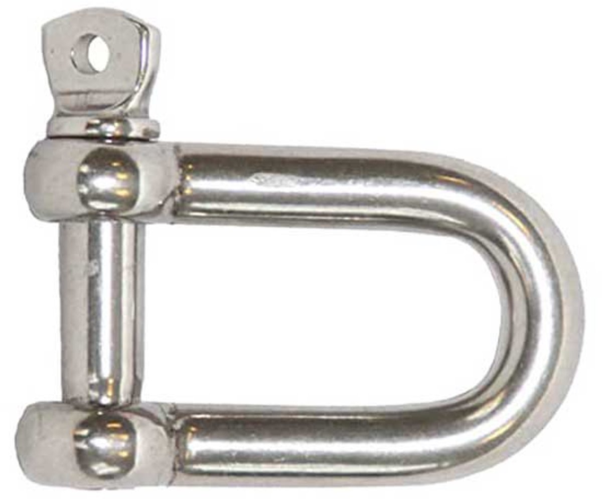 Lalizas D Oval Locking Pin Aisi 316 Harpsluiting Zilver 10 mm