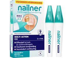 Nailner Kalknagelpen met kleurverbeterend effect - Kalknagelbehandeling voor Kalk en Schimmelnagel, Medische hulpmiddelen om Kalknagels te behandelen en voorkomen, effect binnen 1 week, eenvoudig zonder te vijlen, voor dagelijks gebruik