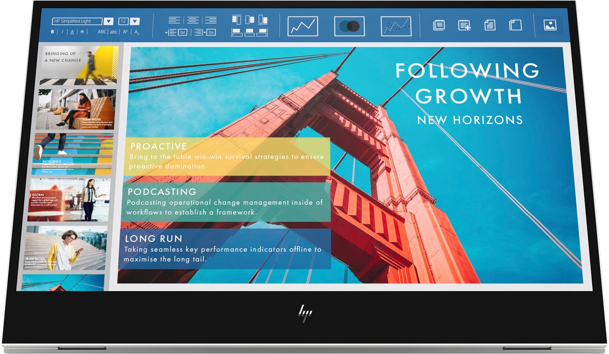 HP E-Series E14 G4 Portable Monitor