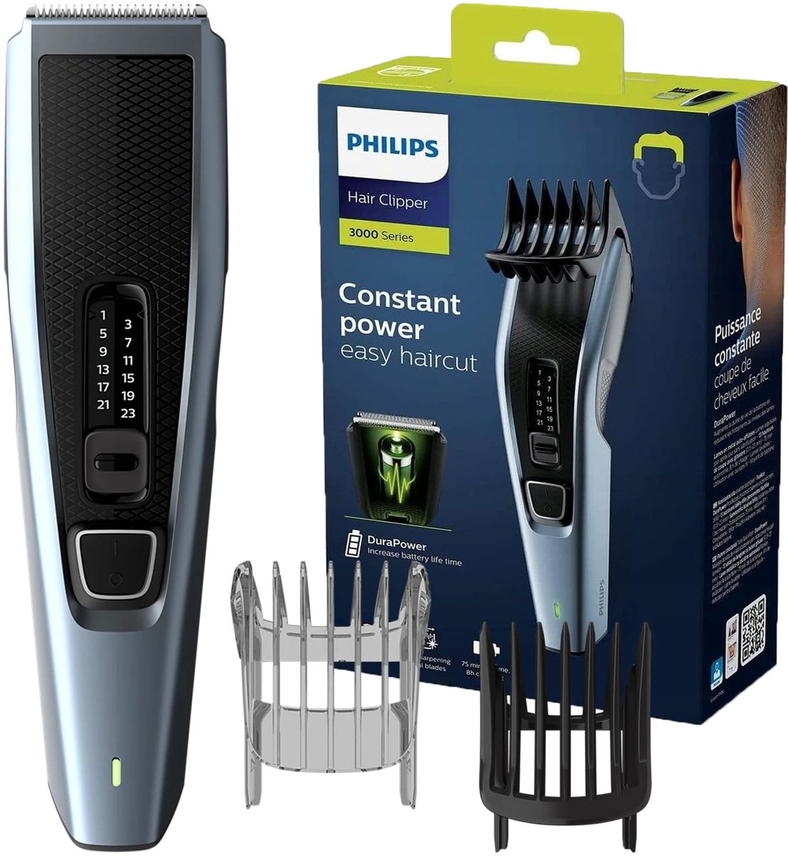 Philips HC3530/15 HAIRCLIPPER Series 3000 Tondeuse met roestvrijstalen mesjes