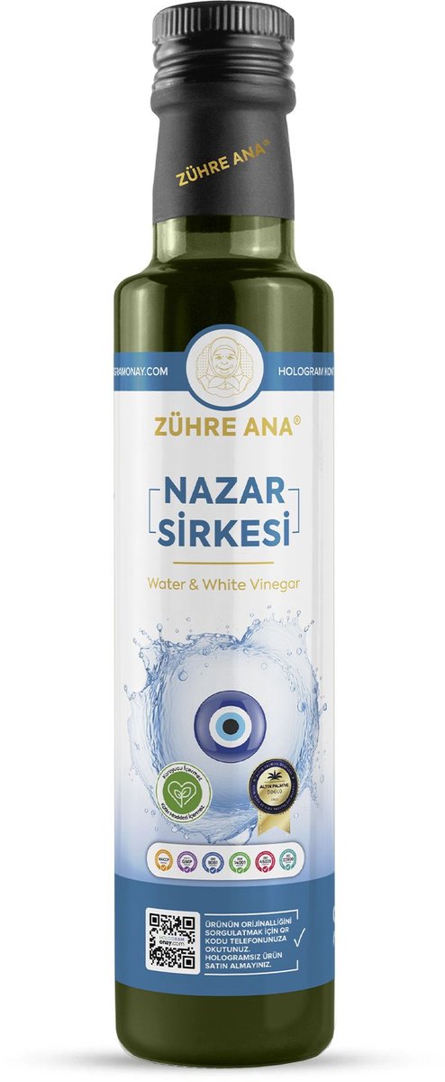 Zühre Ana Nazar Sirkesi - Evil Eye Azijn Water & Witte Azijn 500 ml