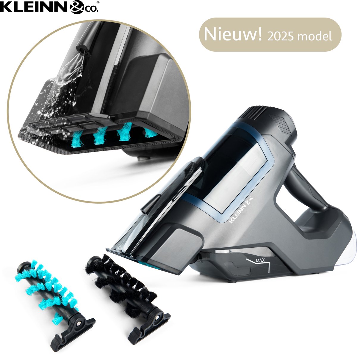 Draadloze Vlekkenreiniger - CarpetJet® WD10 pro - Tapijtreiniger - Draadloos - Roterende borstel - Sproeifunctie - Nat/ Droog Stofzuiger - Meubelreiniger - Dieptereiniger