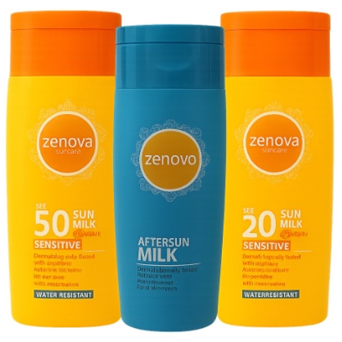 Zenova suncare - VOORDEELSET - 30 SPF - 50 SPF - Aftersun