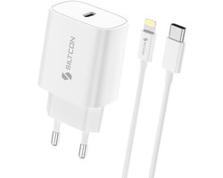 Siltcon® 35W Super Snellader - Geschikt voor Apple Lightning - Geschikt voor 14/13/12/11/Xr/Xs/Xs/8/7/6/5 - Incl. 2 Meter Kabel