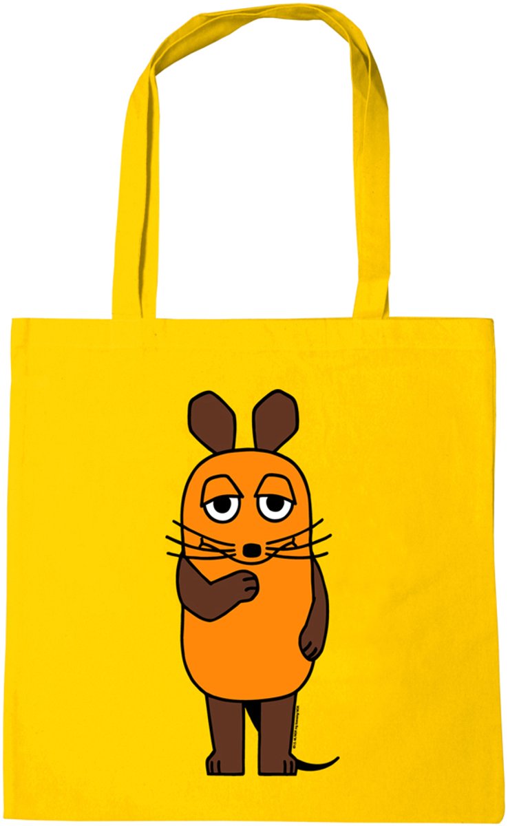 Logoshirt Schultertasche Baumwolltasche Die Sendung mit der Maus