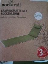 Rocktrail ligmat met rugleuning - Inclusief opbergtas - Groen