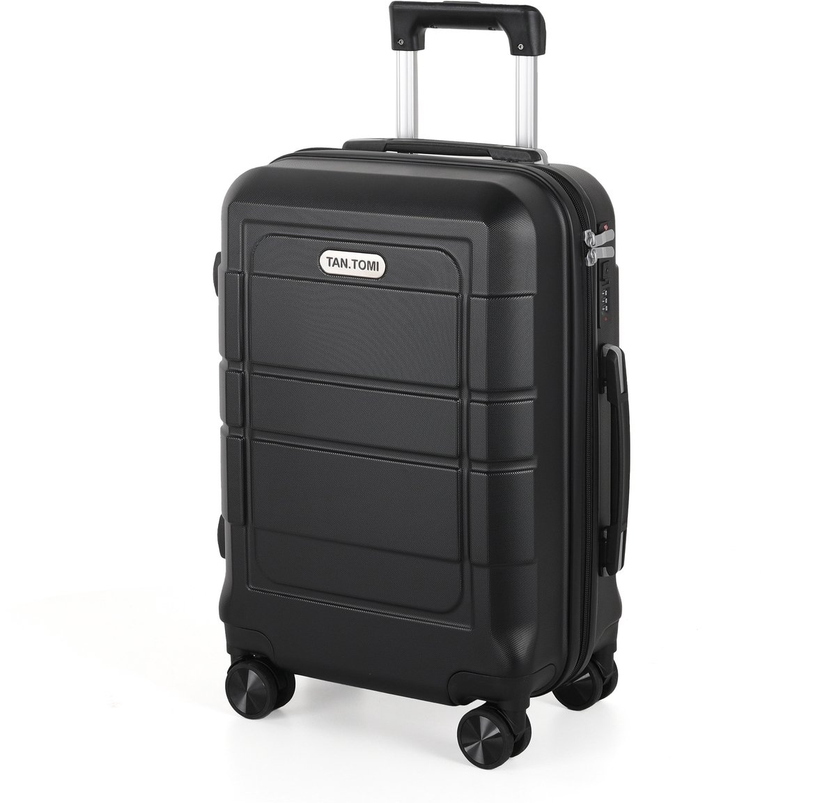 TAN.TOMI Reiskoffer 41L - Harde Koffer - Handbagage & Ruimbagage - Trolley Koffer met 4 Wielen en Cijferslot - Lichtgewicht & Stevig