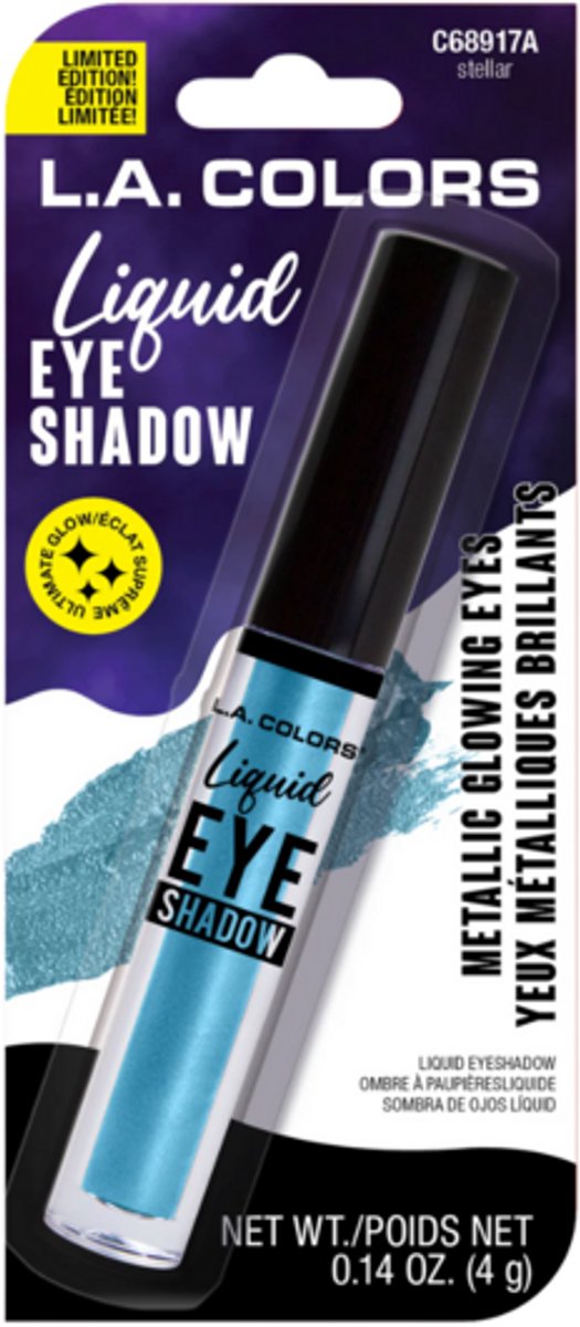 L.A. Colors - Liquid Eye Shadow - C68917A Stellar - Metallic Glowing Eyes - Oogschaduw - 4 g