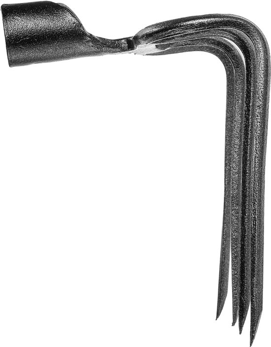 KADAX Dunghak met 4 tanden, 21,5 x 20 cm, tuinhak van hoogwaardig staal, aardappelhak voor grondbewerking, tuingereedschap zonder steel van KADAX — afbeelding 2