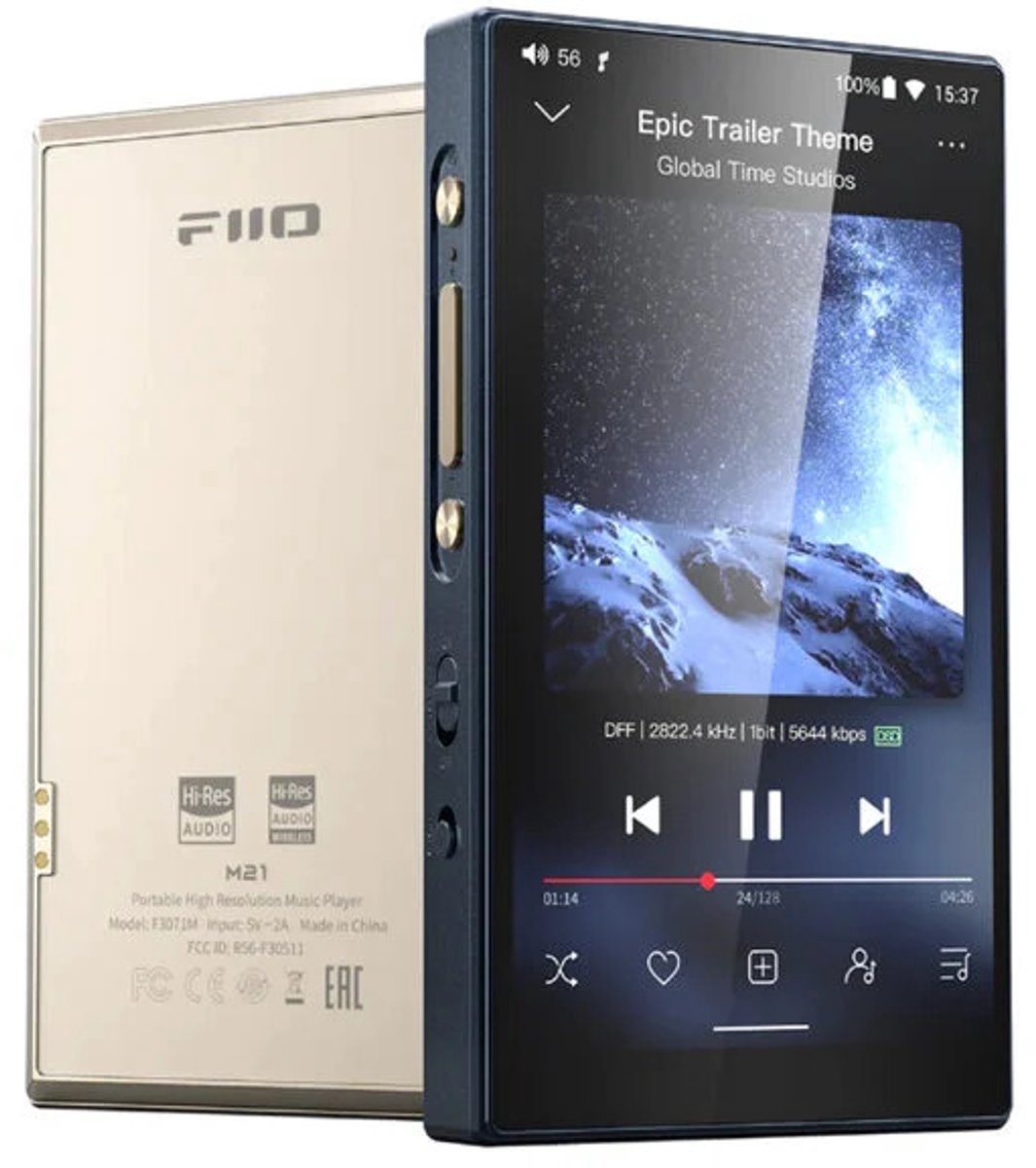 美品　FiiO M21 (Titanium Gold)　未使用ケース他付 美品 FiiO M21 (Titanium Gold) 未使用ケース他付 楽天市場
