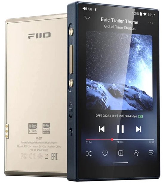 FIIO M21 Titanium Gold | bol