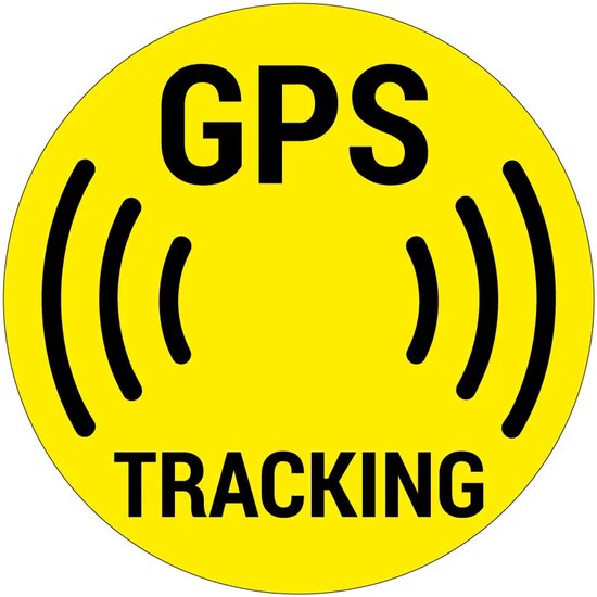 GPS tracking sticker - 15 cm | bol