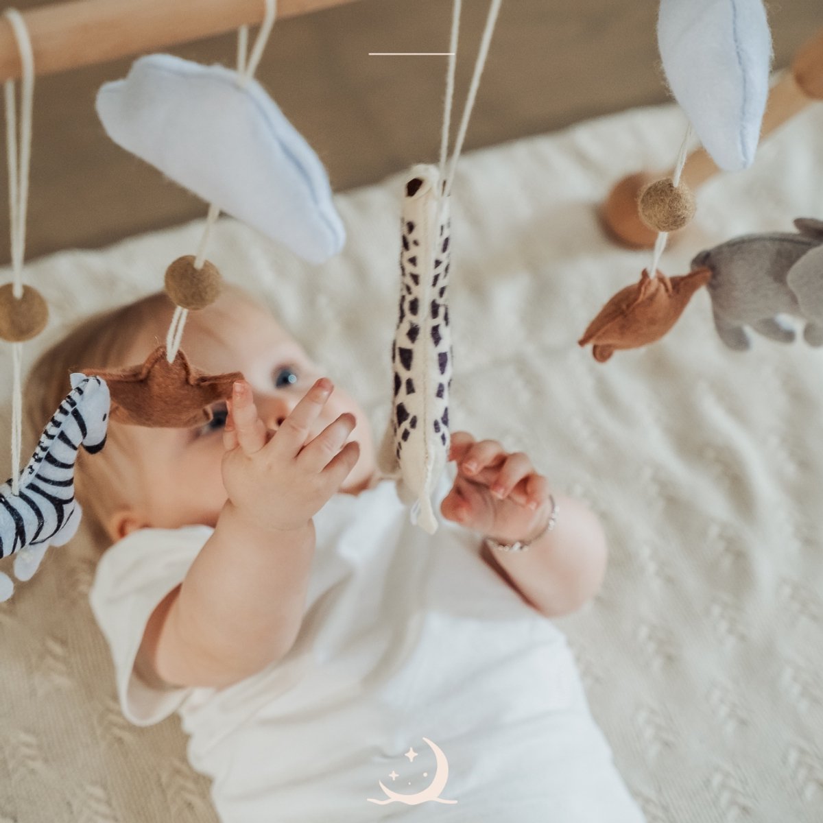 Wavy Dreams - Baby Gym Safari Friends - Hout & Vilt - Vanaf 0 jaar — cadeau in Spellen & Speelgoed - foto 2