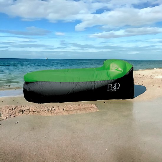 BRD® Outdoor | Groen Lounge Air Bed voor op een festival camping