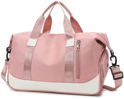 Sporttas Vochtbestendig - Waterdicht - Schoudertas - Fitness tas - Bagage tas - Voor sport / fitness / buiten - Roze