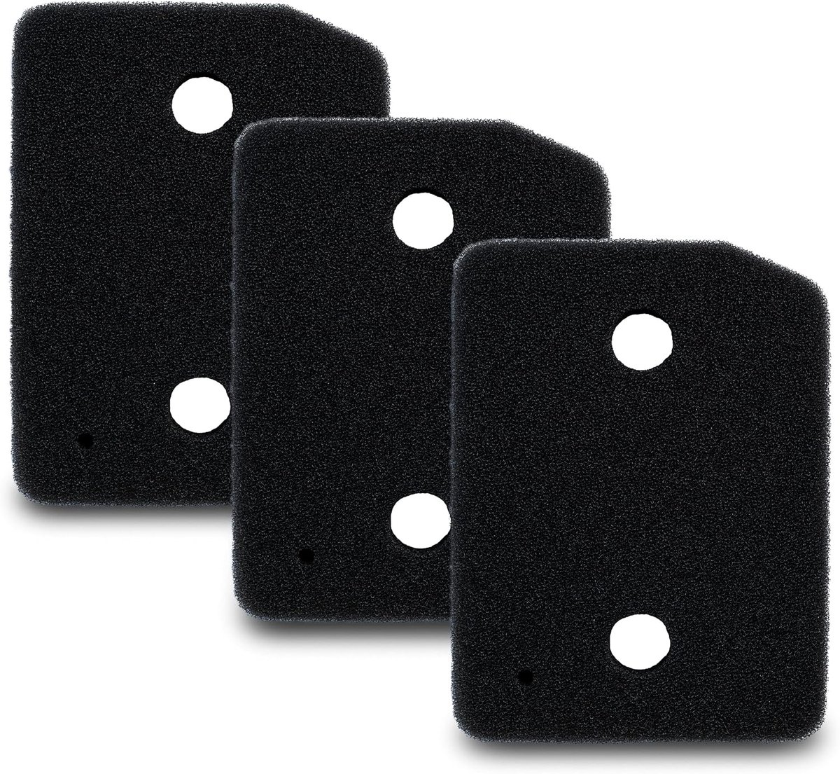 Set van 3 filters Geschikt voor Miele 9164761 droger warmtepompdroger, fijne - grof 207 x 157 x 30 mm, sponsfilter, filtermat condensdroger, Made in Germany, pluisfilter, schuimfilter spons
