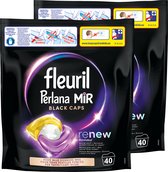 Fleuril Black - Wascapsules – Zwarte Was – Kleurbehoud - Voordeelverpakking - 2 x 40 Wasbeurten