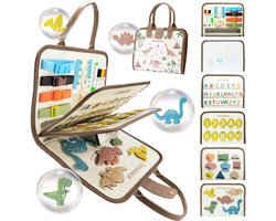 GoodsFrom® Busy Board - Montessori speelgoed - Activiteitenbord - Sensorisch speelgoed - Educatief speelgoed - Montessori activiteitenboek - Nederlands