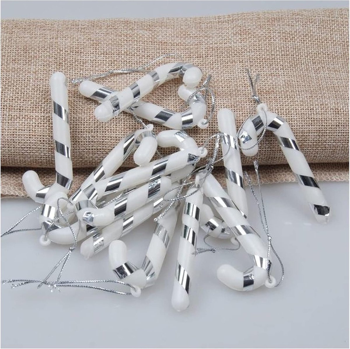 Kerst decoratie 24 stks/partij Kerst Candy Cane Xmas Boom Opknoping Ornamenten Home Party Decoratie Home Decor Christmas Decoraties for thuis Kids Xmas Geschenken