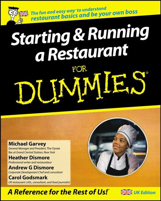 Starting and Running a Restaurant for Dummies, UK Edition - cover