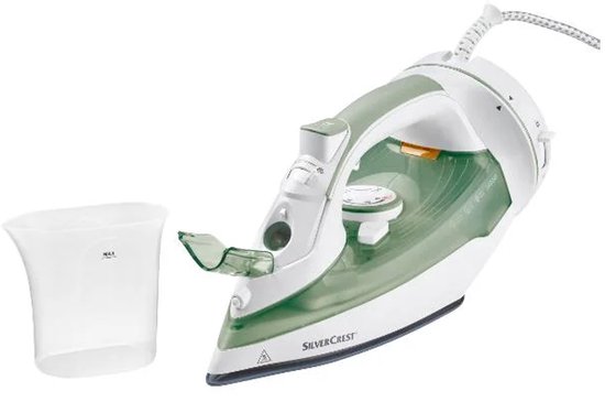 SILVERCREST® Draadloos stoomstrijkijzer - Vermogen: 2000/2400 W - Stoomproductie: 20 g/min. - Waterreservoir: 320 ml - Met fijne punt - Voor stoom/droogstrijken - Traploze temperatuurregeling - Ook te gebruiken met netsnoer - Groen