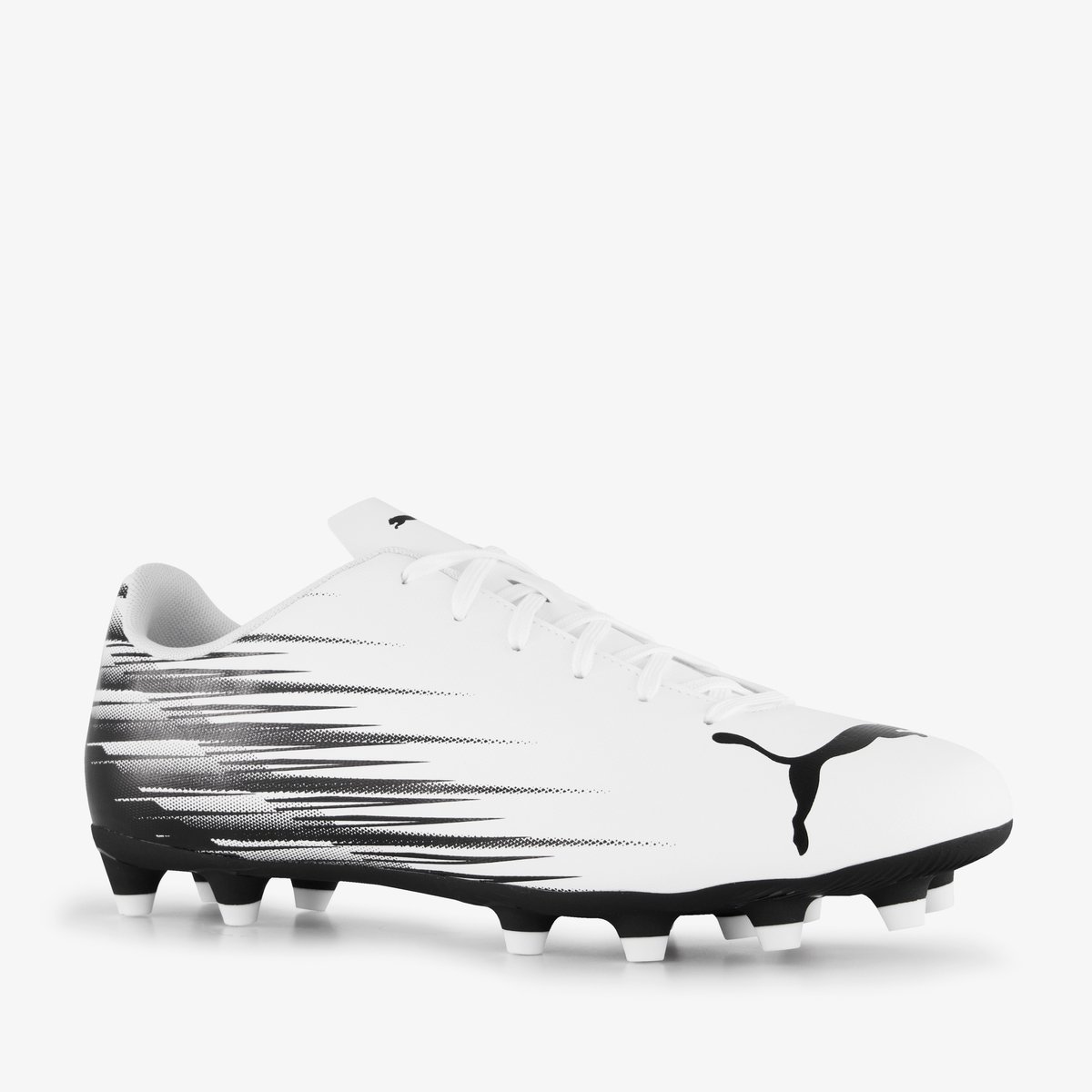 Puma Attacanto FG AG II heren voetbalschoenen wit zwart - Maat 40 - Uitneembare zool
