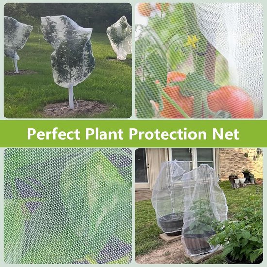 Tuin Vogelnetten Kit Beschermen Planten Fruit Bloemen Bomen, Stopt Vogels Dieren (Size : 7m x 10m