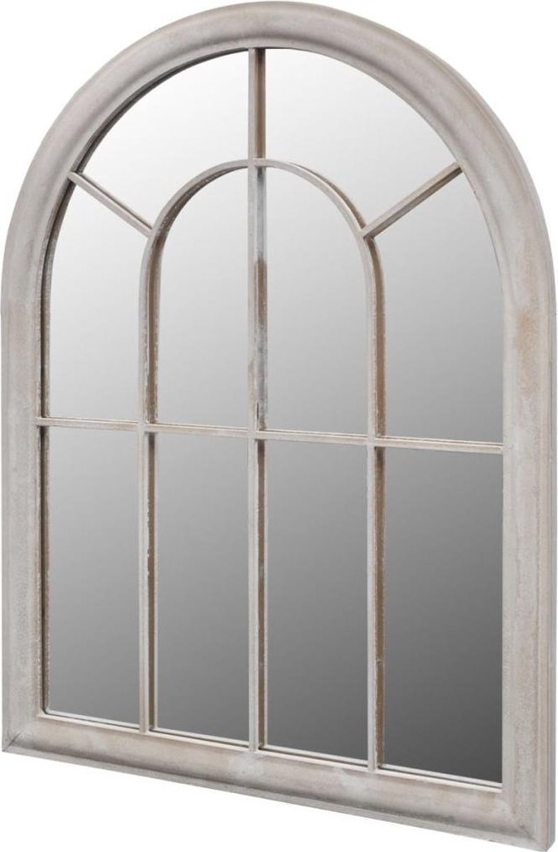Bol.com vidaXL - Tuinspiegel - rustiek - boogvormig - 69x89 - cm aanbieding