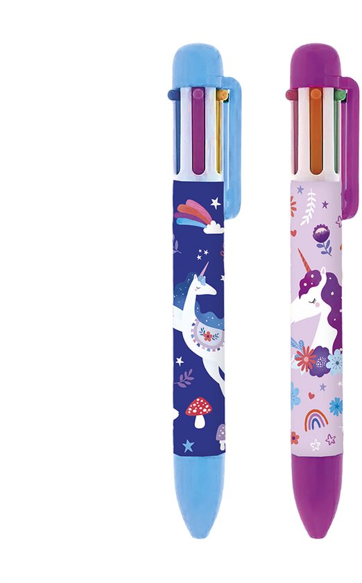 Stylo Dreamland 6 couleurs Janod - Stylo jouet créatif pour enfant.