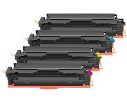 InktDL Huismerk geschikt voor HP 410A Toners - 4 Cartridges - Geschikt voor Color LaserJet Pro M452DN - M452NW - M470 - MFP M377DW - M477FDN - M477FNW