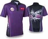 XQmax Darts Andy Hamilton replica wedstrijdshirt paars XXXL QD9200370