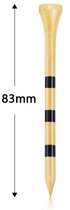FSW-Products - 50 Stuks Golf Tees - Met Markeringsstrepen - 83 mm - Golftees - Golf Accessoires - Golfset