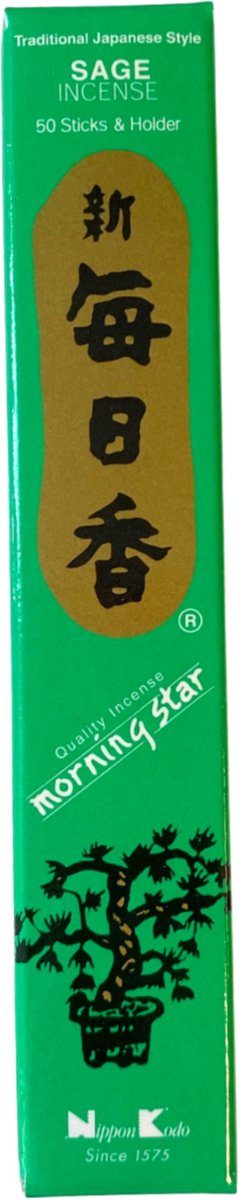 Goedkoopste Wierook Morning Star Sage - Nippon Kodo - 50 stuks